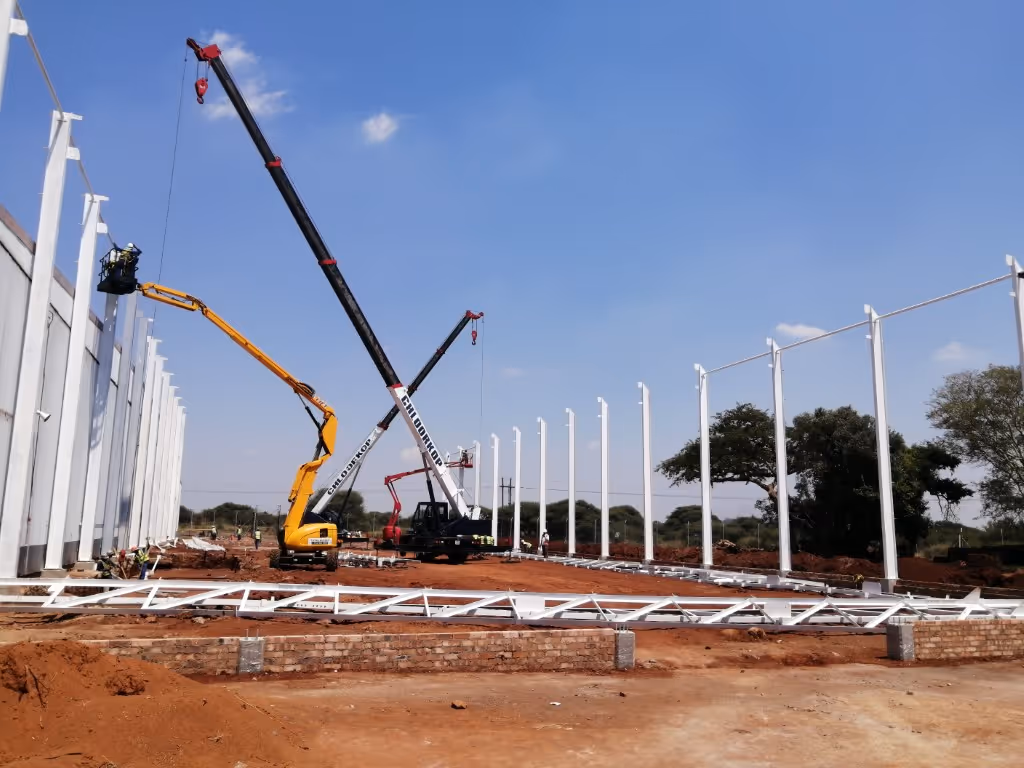construction inside shop