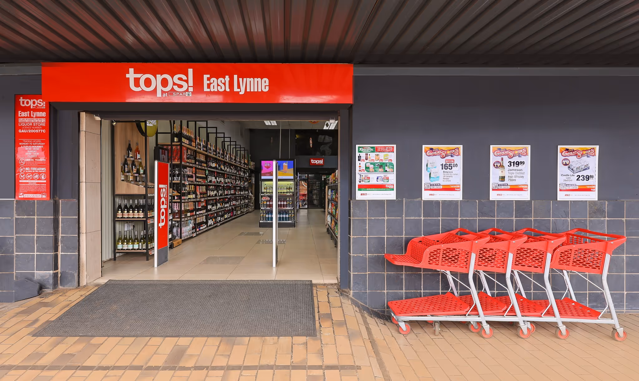 construction inside shop