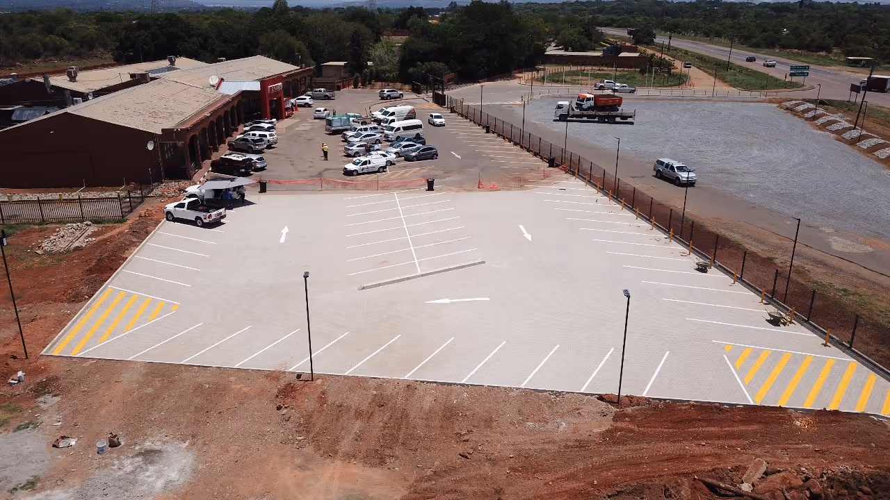 construction inside shop